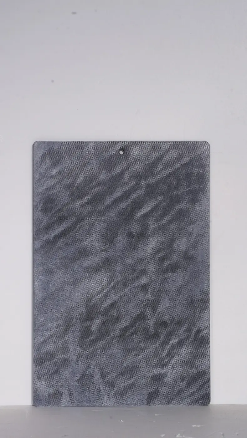 Hand-worked silver 01 finish sample