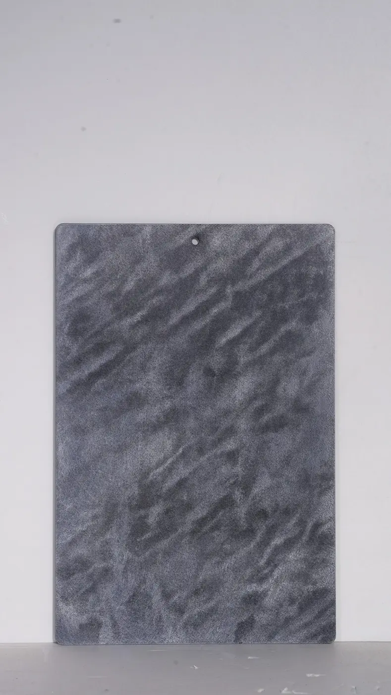 Hand-worked silver 02 finish sample