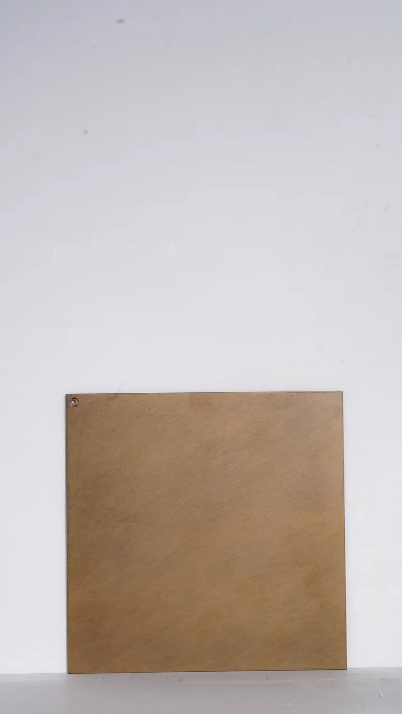 Warm artistic direction finish sample